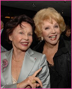 With Leslie Caron
