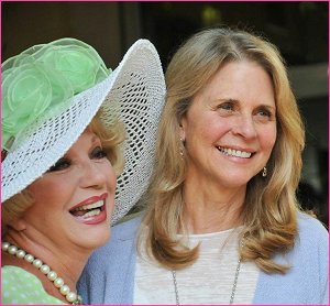 With Lindsay Wagner