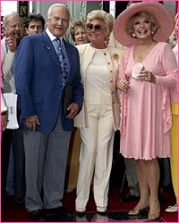 With Buzz Aldrin and Mitzi Gaynor